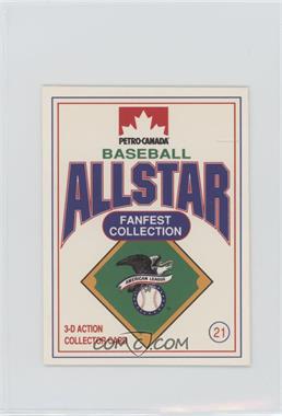 1991 Petro-Canada All Star FanFest Stand-Ups - [Base] #21 - Rickey Henderson