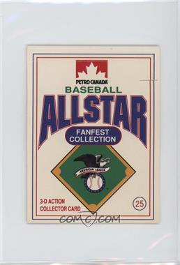 1991 Petro-Canada All Star FanFest Stand-Ups - [Base] #25 - Nolan Ryan [EX to NM]