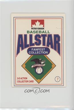1991 Petro-Canada All Star FanFest Stand-Ups - [Base] #7 - Carlton Fisk