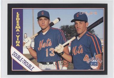 1991 Play II Columbia Mets - Series 4 Postcards #6 - Aaron Ledesma, Fernando Vina