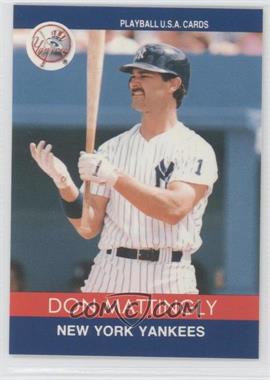 1991 Playball U.S.A. - [Base] #91-2 - Don Mattingly