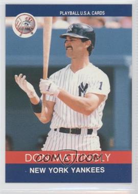 1991 Playball U.S.A. - [Base] #91-2 - Don Mattingly