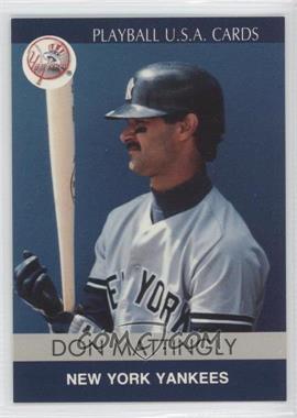 1991 Playball U.S.A. - [Base] #91-27 - Don Mattingly