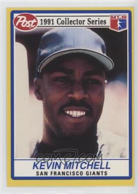 1991 Post - Cereal [Base] #24 - Kevin Mitchell