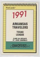 Team Checklist - Arkansas Travelers