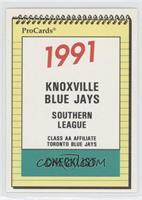 Team Checklist - Knoxville Blue Jays