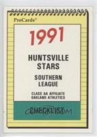 Team Checklist - Huntsville Stars