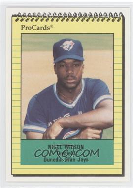 1991 ProCards Minor League - [Base] #222 - Nigel Wilson