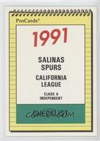 Team Checklist - Salinas Spurs