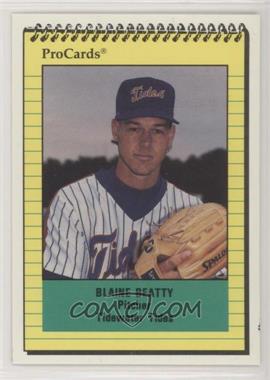 1991 ProCards Minor League - [Base] #2500 - Blaine Beatty