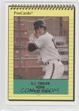 1991 ProCards Minor League - [Base] #3925 - D.J. Thielen