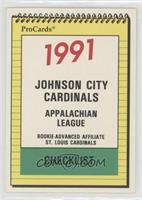 Team Checklist - Johnson City Cardinals
