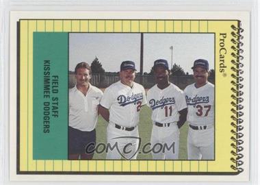 1991 ProCards Minor League - [Base] #4205 - Field Staff (Ivan DeJesus, Charlie Hamilton, Doug Simunic, Dennis Burtt)