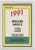 Team Checklist - Midland Angels