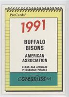 Team Checklist - Buffalo Bisons