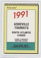 Team Checklist - Asheville Tourists