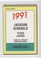 Team Checklist - Jackson Generals