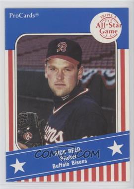 1991 ProCards Triple A All-Star Game - [Base] #AAA 4 - Rick Reed