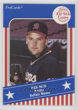 1991 ProCards Triple A All-Star Game - [Base] #AAA 4 - Rick Reed