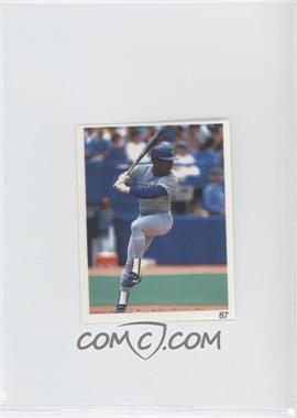 1991 Red Foley's Best Baseball Book Ever Stickers - [Base] #87 - Ruben Sierra