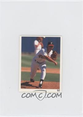 1991 Red Foley's Best Baseball Book Ever Stickers - [Base] #92 - Bobby Thigpen
