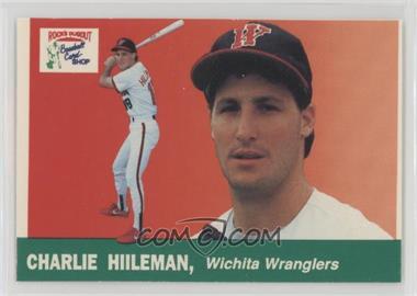 1991 Rock's Dugout Wichita Wranglers - [Base] - Blank Back #21 - Charles Hillemann