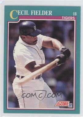 1991 Score - [Base] #168 - Cecil Fielder