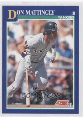 1991 Score - [Base] #23 - Don Mattingly