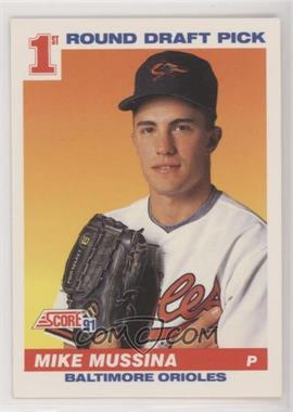 1991 Score - [Base] #383 - Mike Mussina