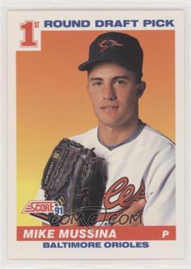 1991 Score - [Base] #383 - Mike Mussina