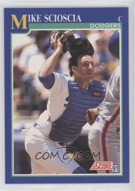 1991 Score - [Base] #520 - Mike Scioscia