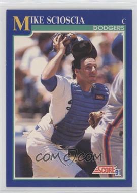 1991 Score - [Base] #520 - Mike Scioscia