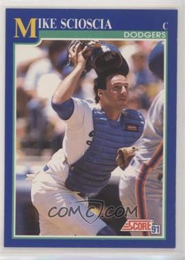 1991 Score - [Base] #520 - Mike Scioscia