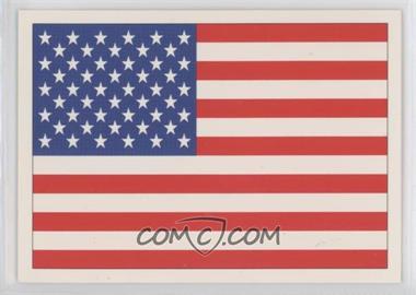 1991 Score - [Base] #737.2 - USA Flag (© Score 1991 on Bottom)