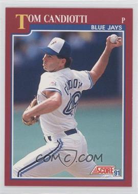 1991 Score Rookie & Traded - Box Set [Base] #31T - Tom Candiotti