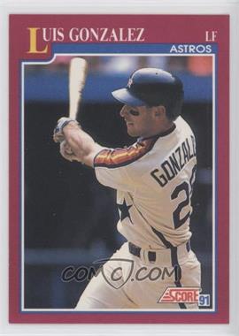 1991 Score Rookie & Traded - Box Set [Base] #99T - Luis Gonzalez [EX to NM]