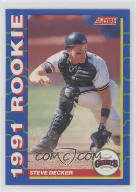 1991 Score Rookies - Box Set [Base] #12 - Steve Decker