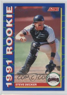 1991 Score Rookies - Box Set [Base] #12 - Steve Decker