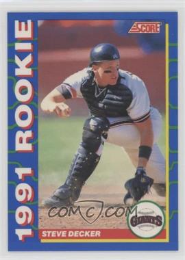 1991 Score Rookies - Box Set [Base] #12 - Steve Decker