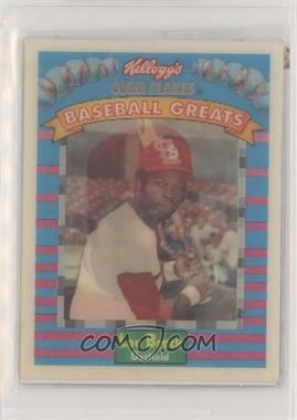 1991 Sportflics Kellogg's Corn Flakes Baseball Greats - [Base] #10 - Lou Brock