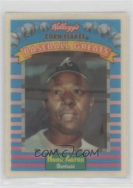 1991 Sportflics Kellogg's Corn Flakes Baseball Greats - [Base] #2 - Hank Aaron [EX to NM]