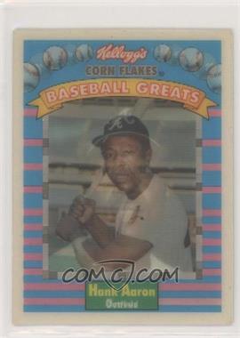 1991 Sportflics Kellogg's Corn Flakes Baseball Greats - [Base] #2 - Hank Aaron