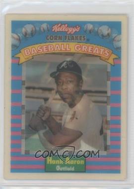 1991 Sportflics Kellogg's Corn Flakes Baseball Greats - [Base] #2 - Hank Aaron