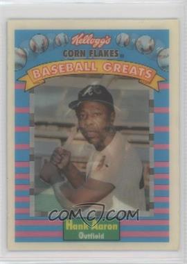 1991 Sportflics Kellogg's Corn Flakes Baseball Greats - [Base] #2 - Hank Aaron