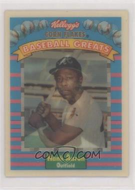 1991 Sportflics Kellogg's Corn Flakes Baseball Greats - [Base] #2 - Hank Aaron [EX to NM]