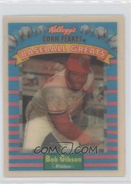1991 Sportflics Kellogg's Corn Flakes Baseball Greats - [Base] #5 - Bob Gibson
