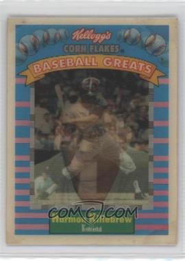 1991 Sportflics Kellogg's Corn Flakes Baseball Greats - [Base] #6 - Harmon Killebrew [EX to NM]