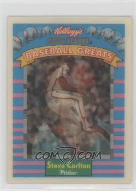 1991 Sportflics Kellogg's Corn Flakes Baseball Greats - [Base] #8 - Steve Carlton