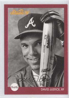 1991 Studio - [Base] #146 - David Justice