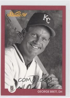 1991 Studio - [Base] #62 - George Brett